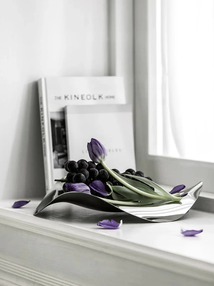 Ciotola decorativa in acciaio inox Nairen