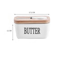Butterdose Keramik mit Buttermesser