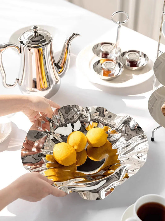 Stainless steel serving bowl Lynor