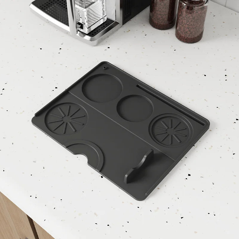 Barista mat for your coffee station 3-in-1