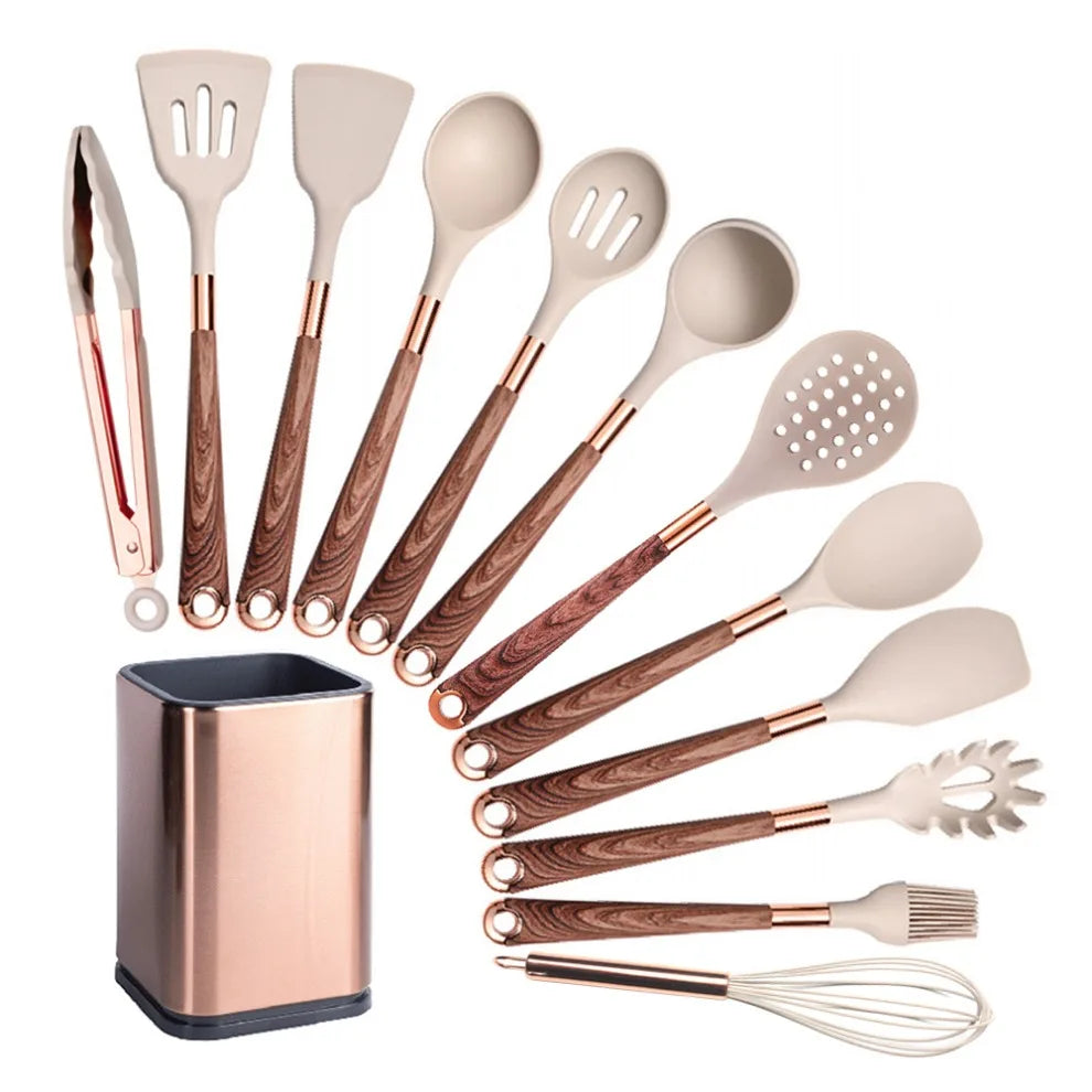 Silikon Küchenutensilien Set – 13-teilig