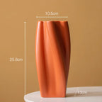 Vase en céramique décorative minimaliste Spirallis