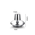 Vase aus Edelstahl Elara