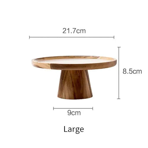 Wood Serving Platters Duo NaturDesign