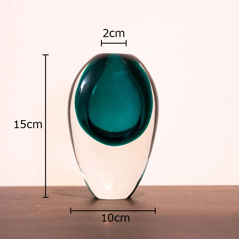 Glass Vase Modern Vela