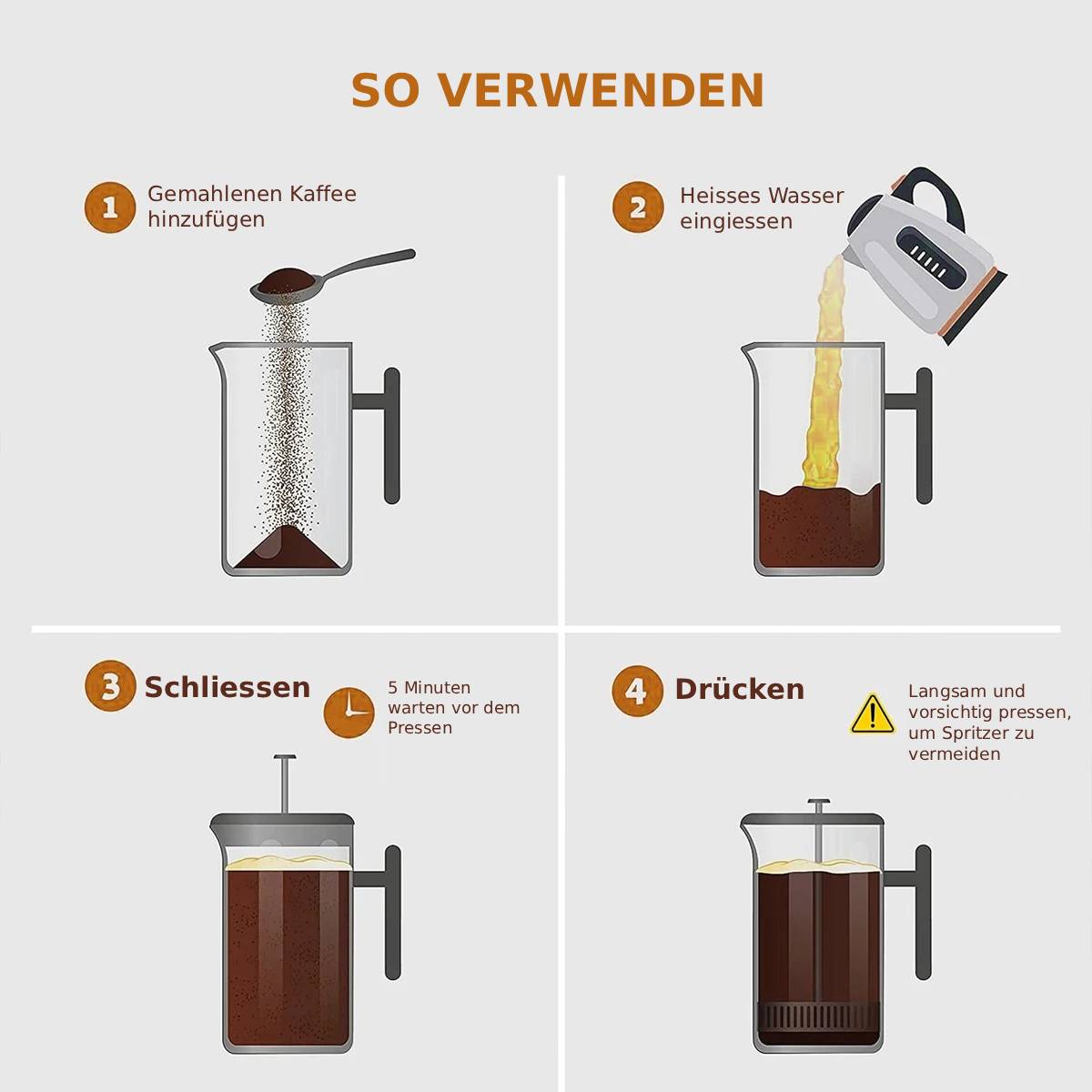French Press ThermoSteel