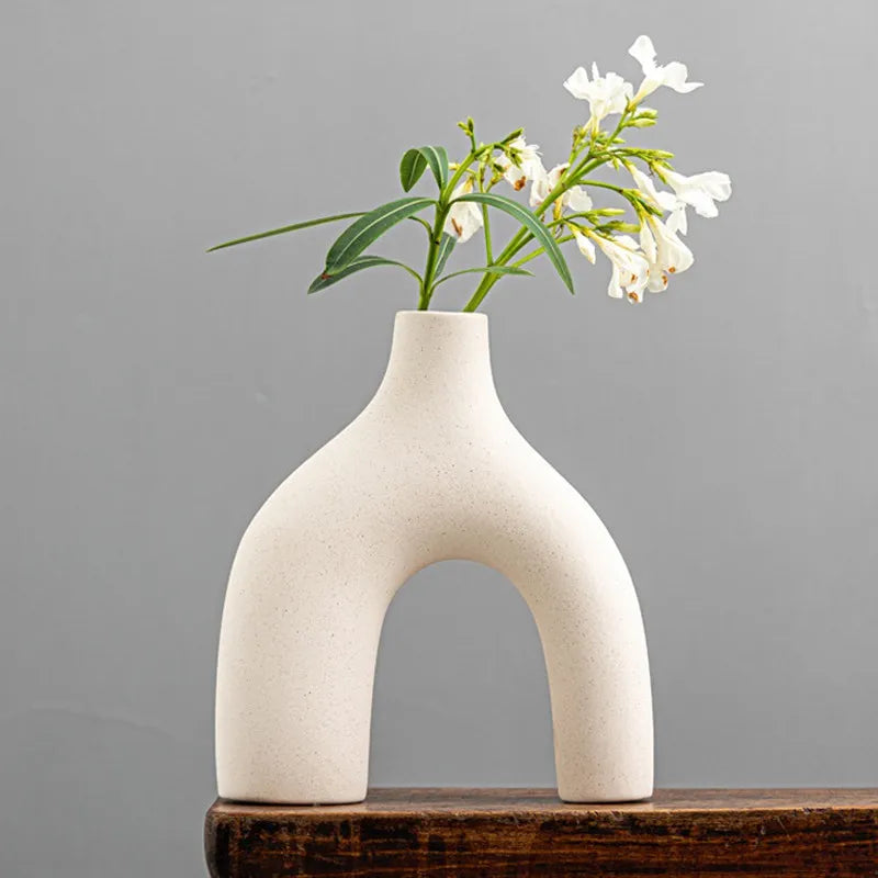 Vase dekorativa da muntogna en ceramica