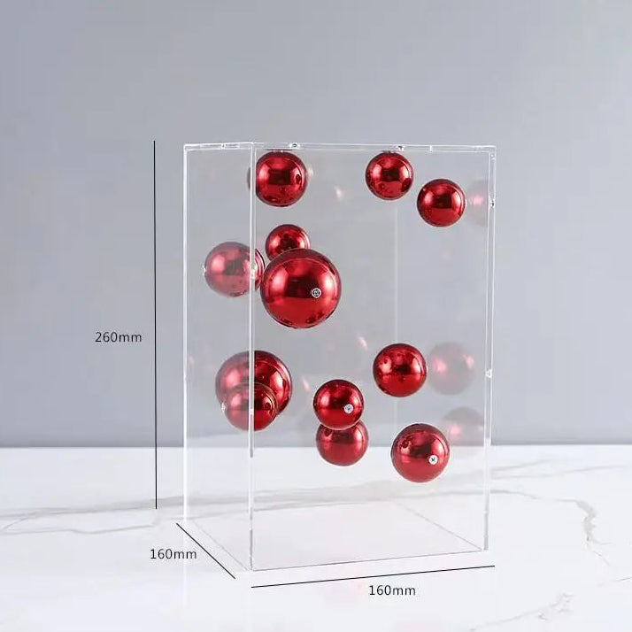 Acrylic decorative cube Orbis