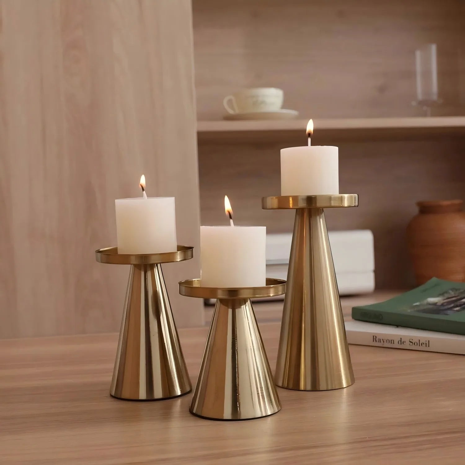 Kerzenständer-Set Alba – 3-teilig