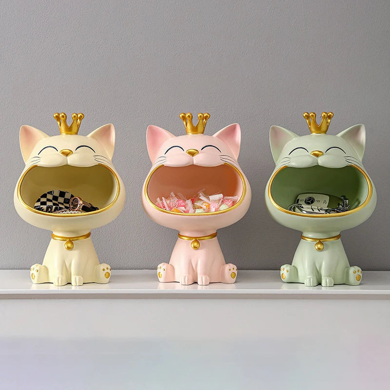 Cat Organizer Sculpture