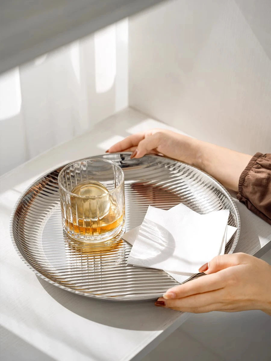 Edelstahl Serviertablett Sirven