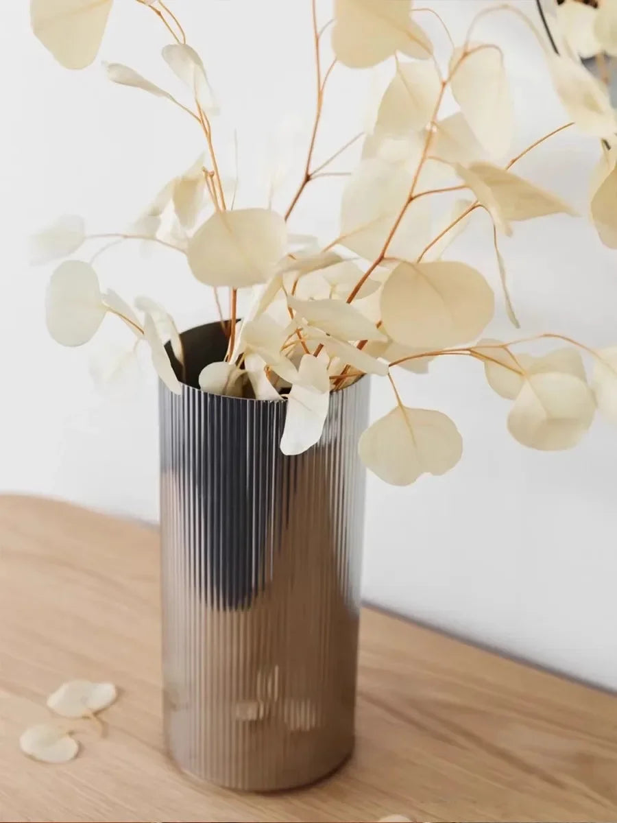 Edelstahl Vase Coren