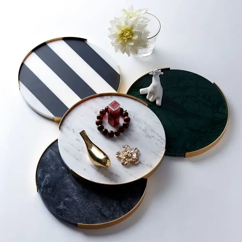 Plateau en marbre Milano