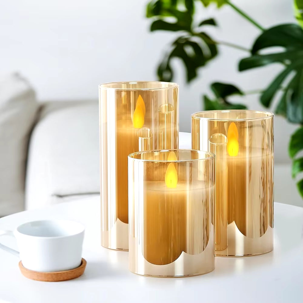 LED candles trio IllumiFlame