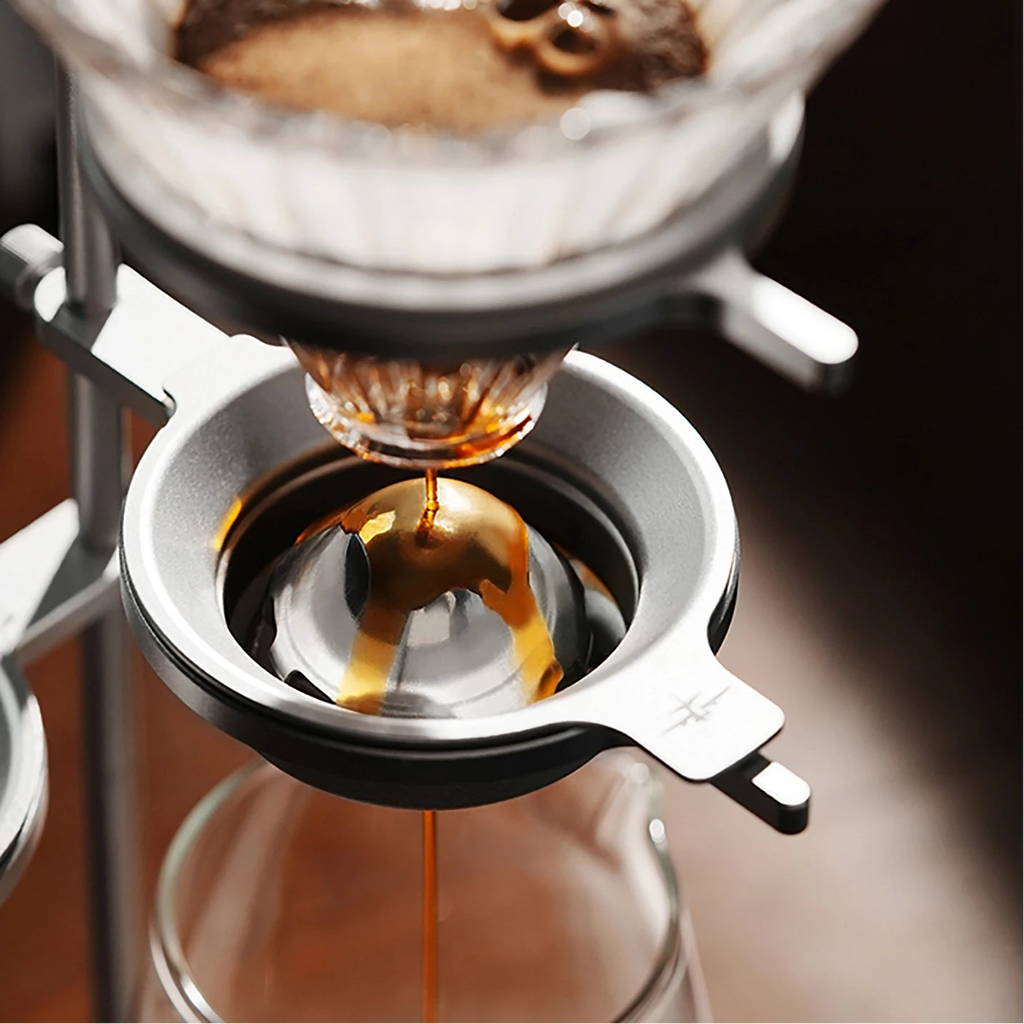 Kühlkugel aus Edelstahl für Espresso – Set mit Ständer