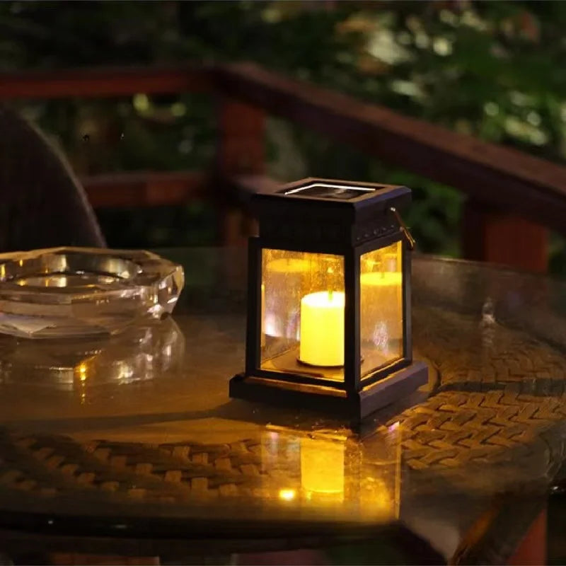 Retro Solar Garden Lantern KerzeLux