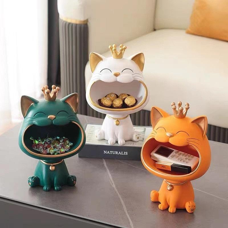 Cat Organizer Sculpture