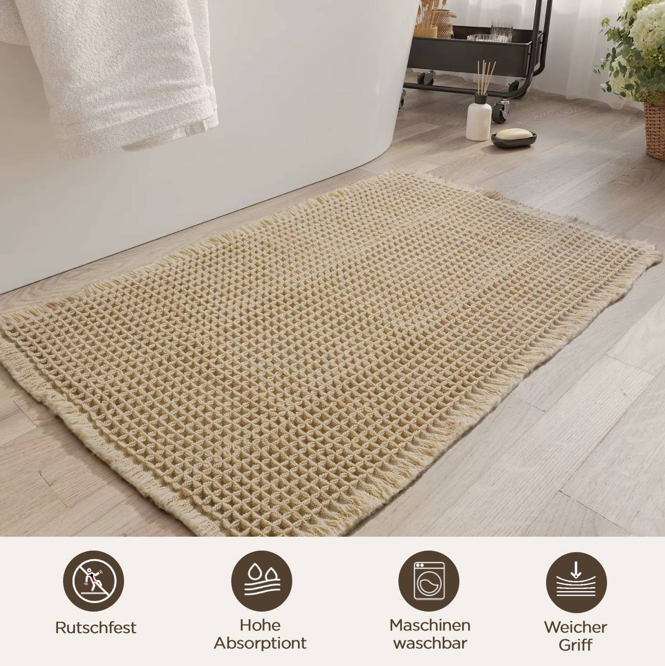 Non-slip carpet Boharé