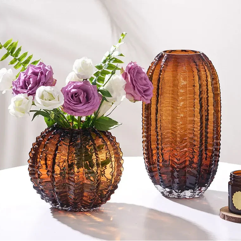 Glass vases Cactus – 2-piece
