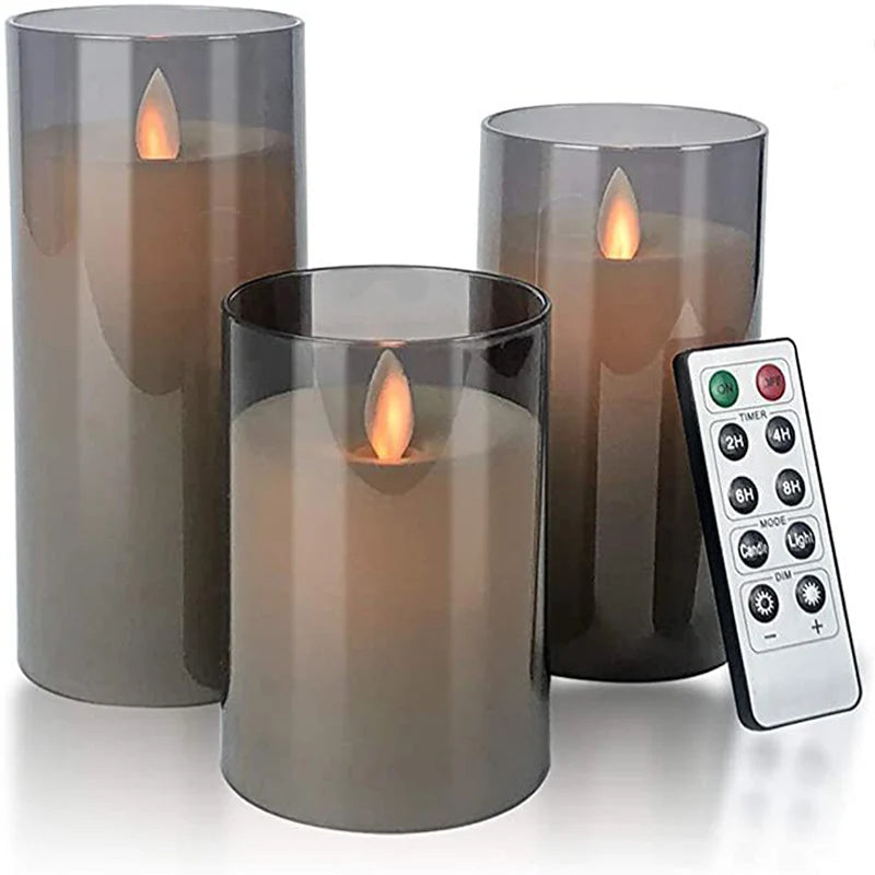LED-Kerzen Trio IllumiFlame