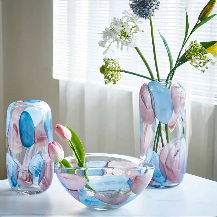 Glass Vase Elegant Flora