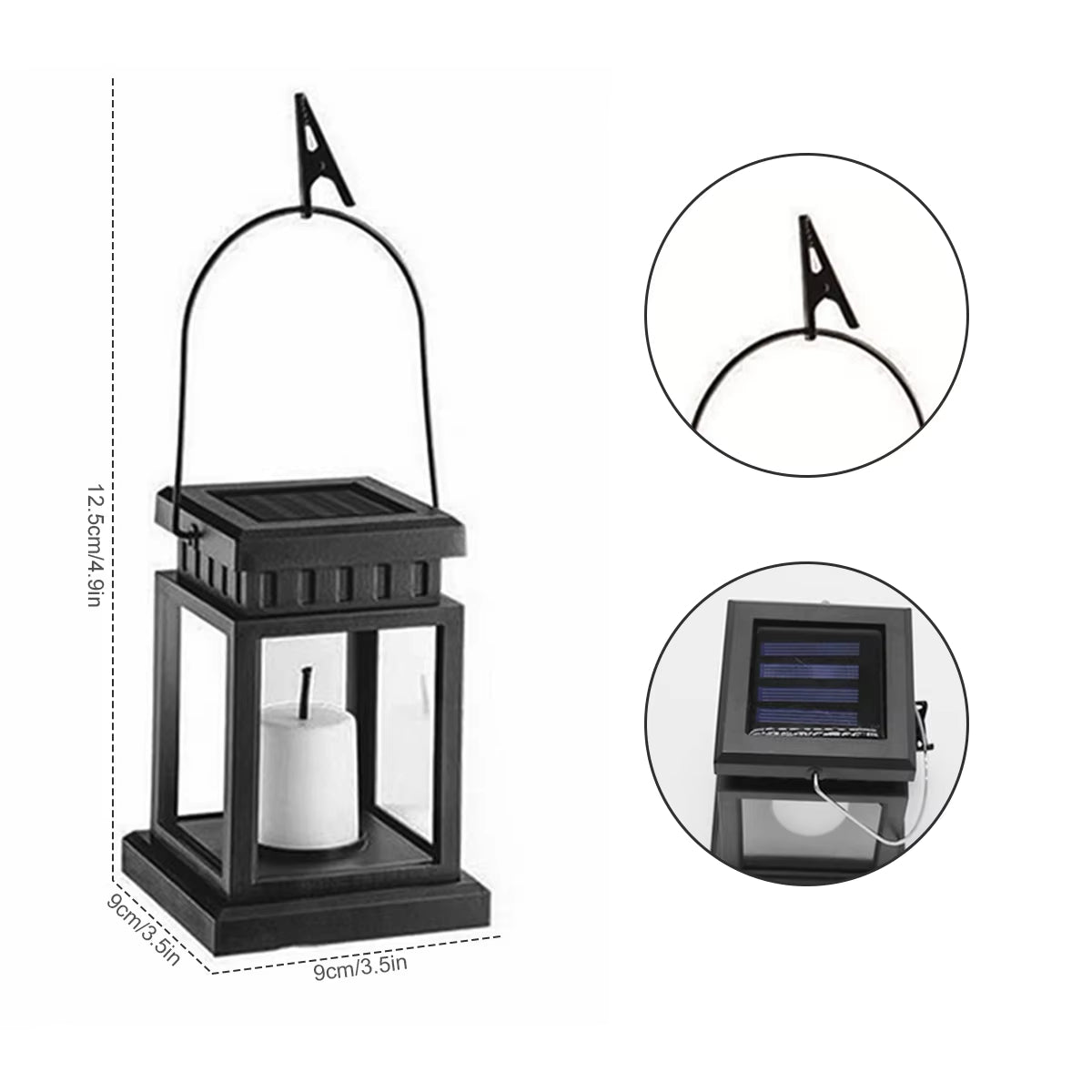 Retro Solar Garden Lantern KerzeLux
