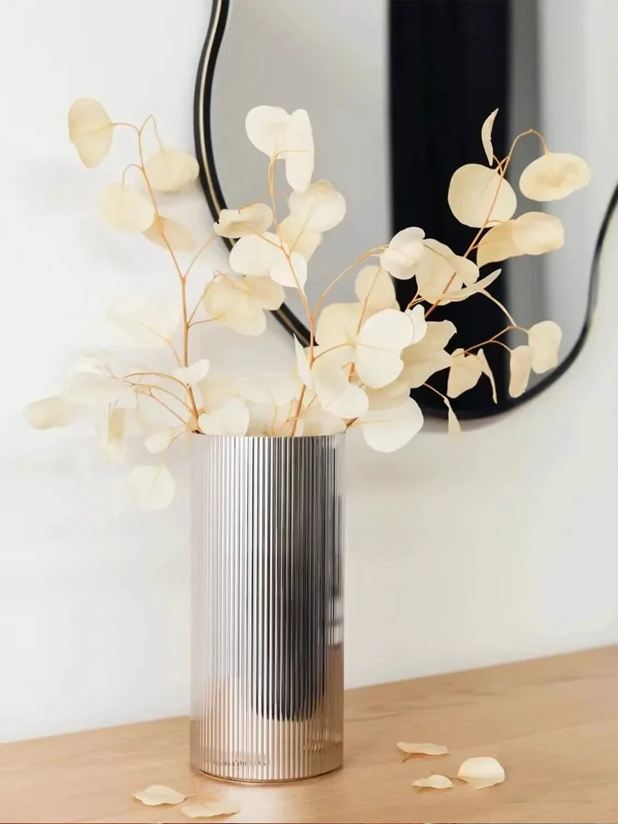 Edelstahl Vase Coren