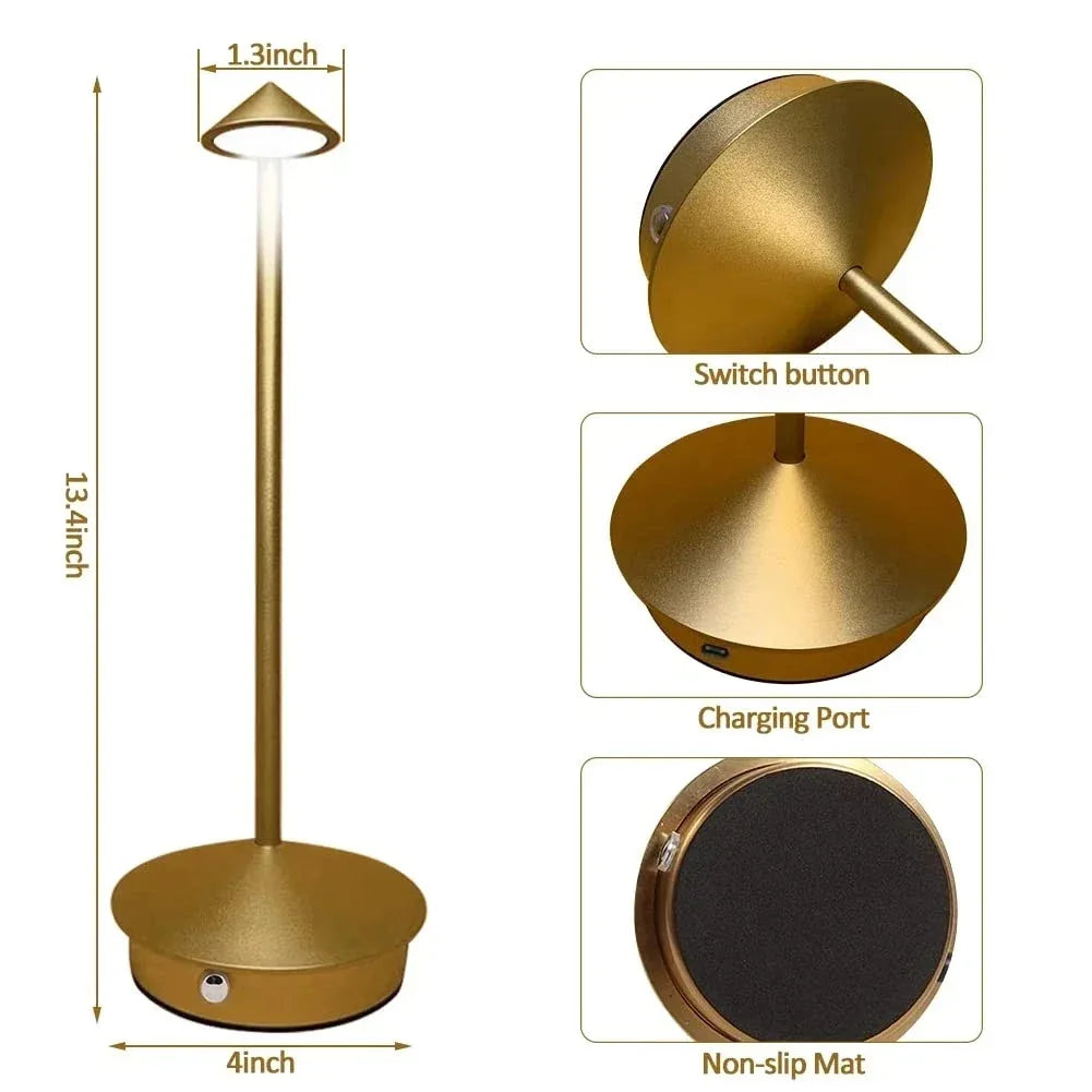 Wireless LED Table Lamp Tokyo Black