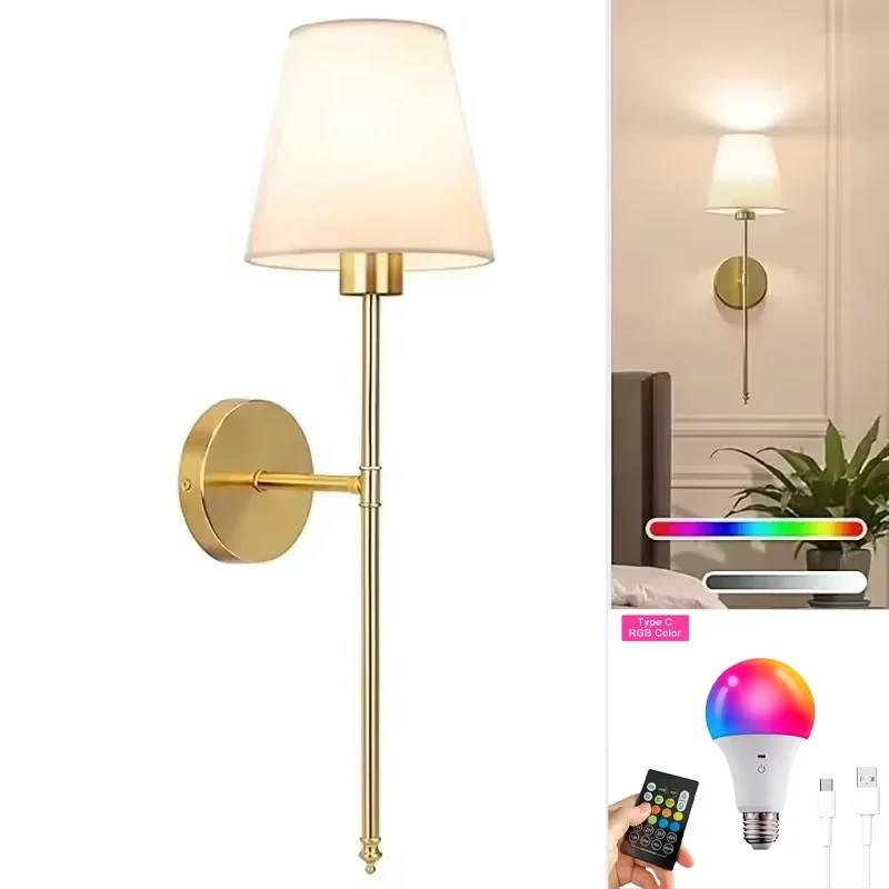 Wireless Wall Lamp Without Drilling Luma