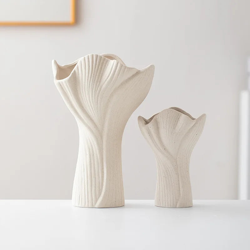 Keramikvase Lotos