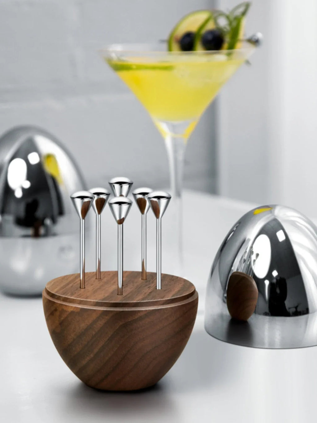 Edelstahl Apéro-Set Arlia