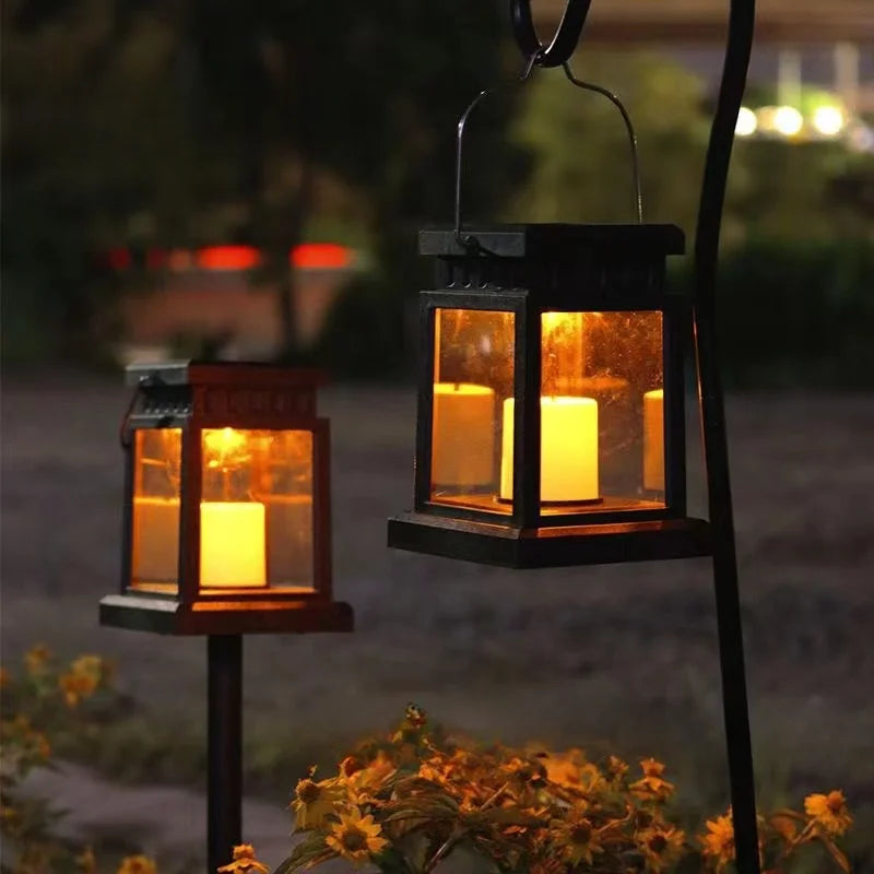 Retro Solar Garden Lantern KerzeLux