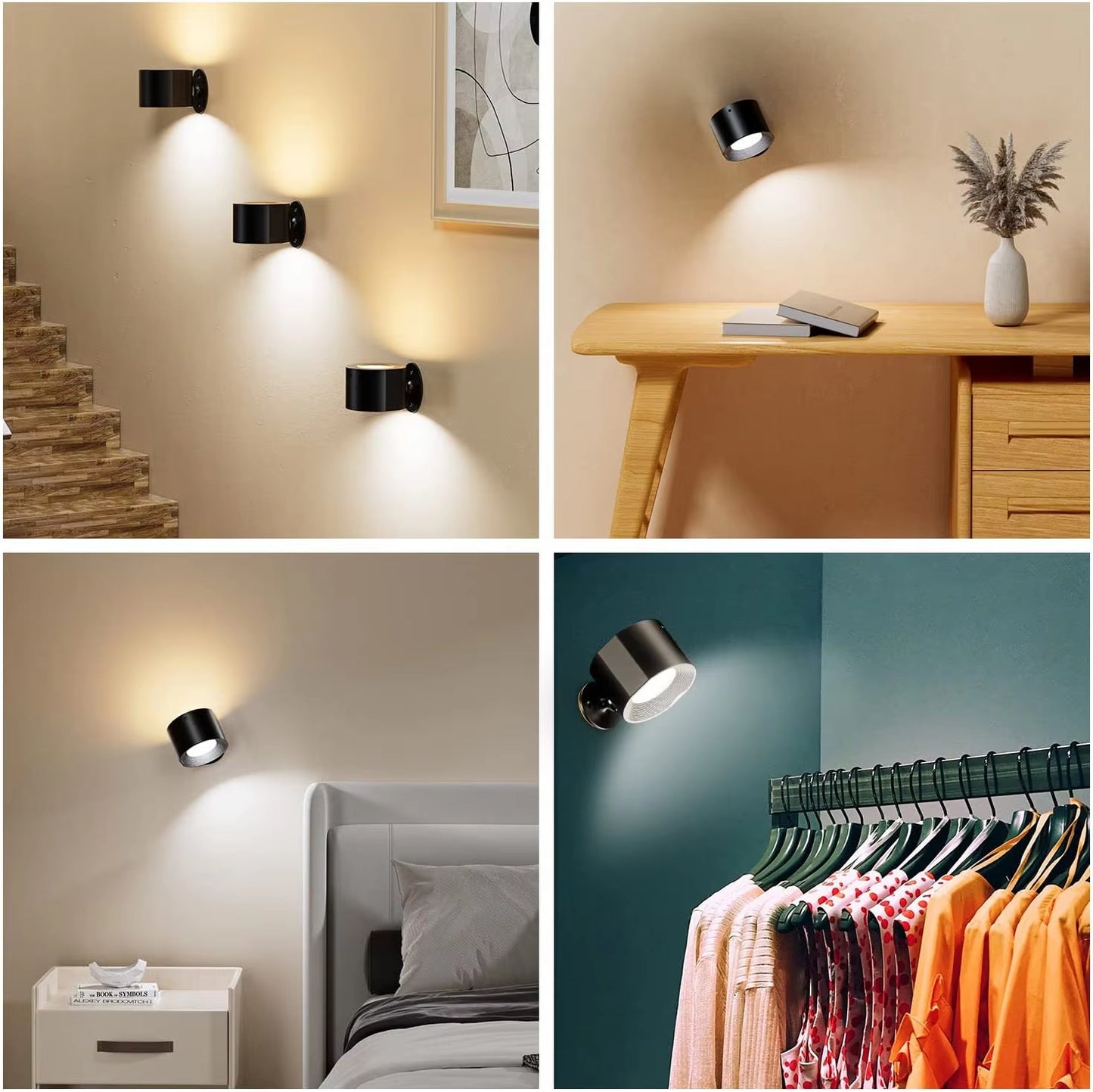 Luz da klebe cun remote DuoShine 360°
