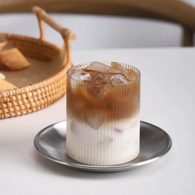 Verre à boire cannelé – lot de 6