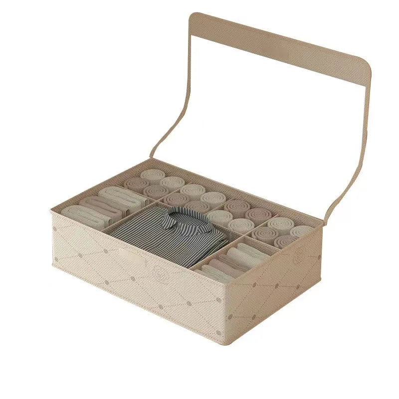Foldable wardrobe organizer
