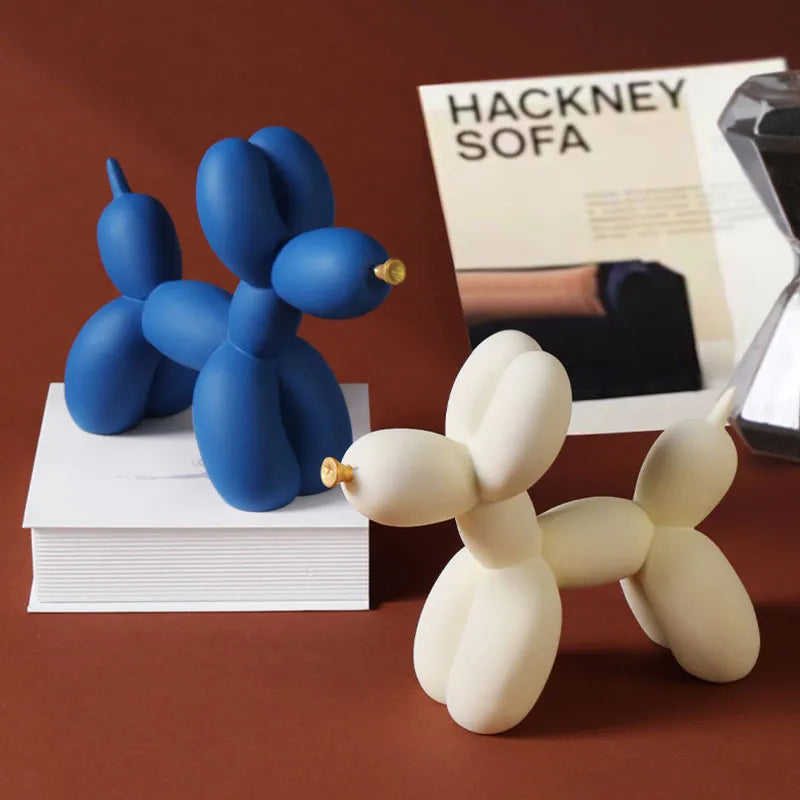 scultura di palloncini a forma di cane