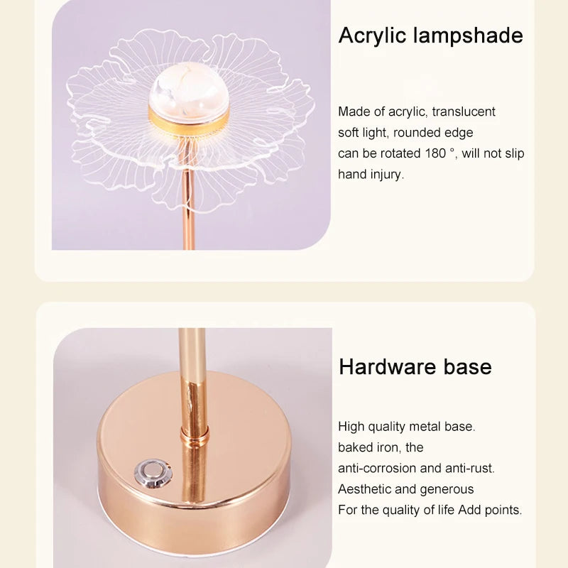 Lampada da tavolo LED GlamourButterfly
