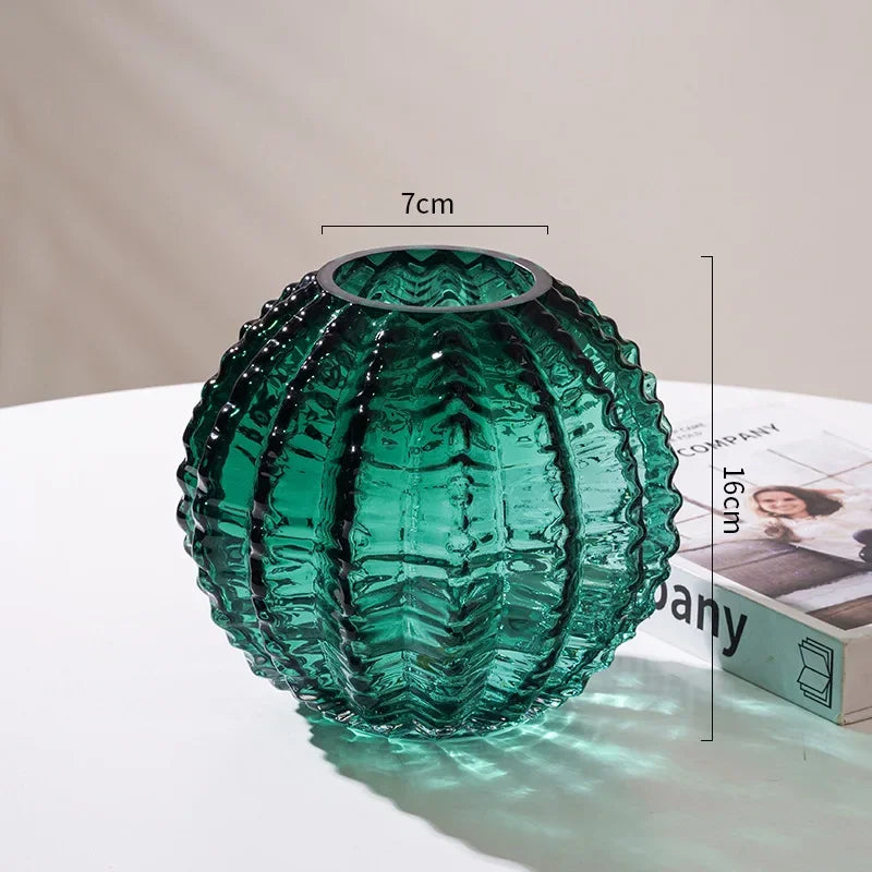 Glass vases Cactus – 2-piece