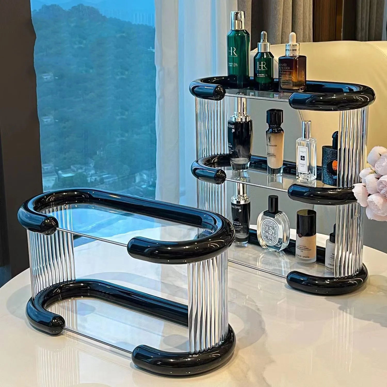 Cosmetic organizer in Nordic style
