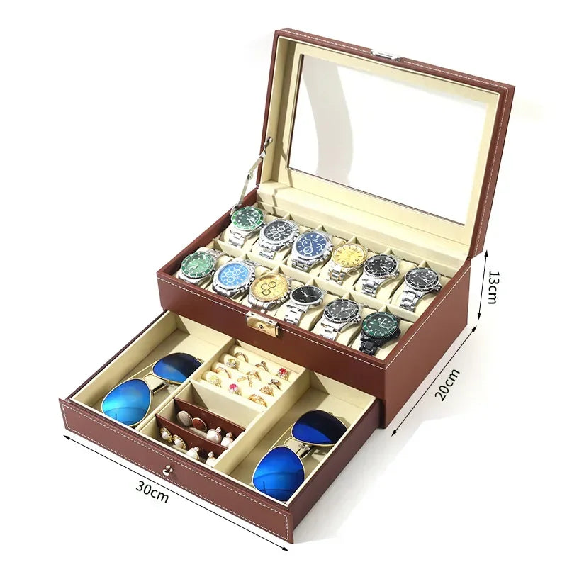 Scatola per orologi Prestige 12 Slots Edition