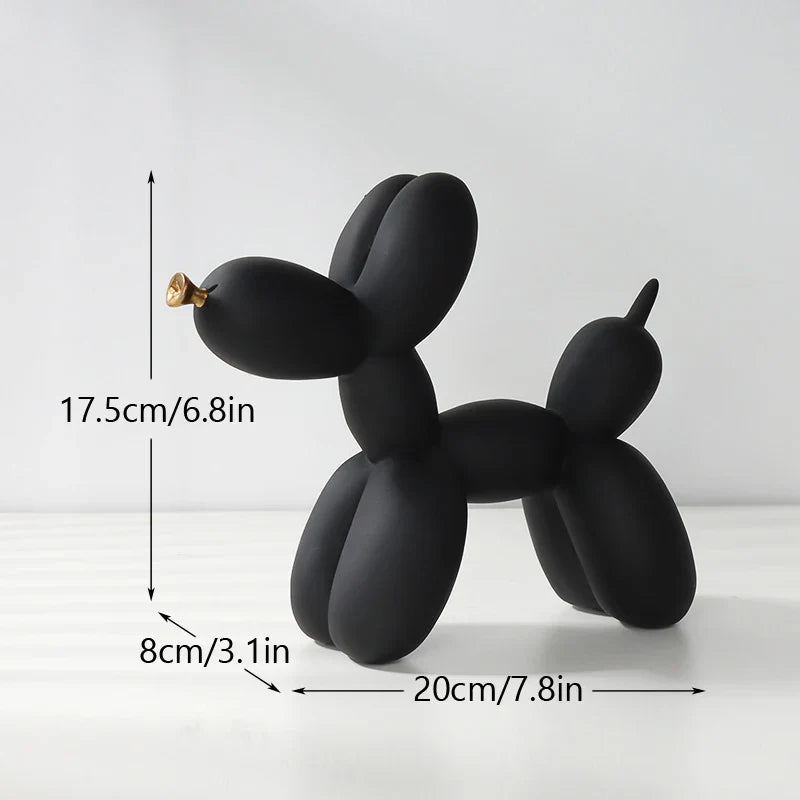 scultura di palloncini a forma di cane