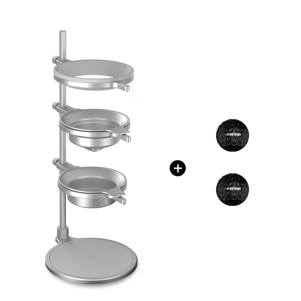 Kühlkugel aus Edelstahl für Espresso – Set mit Ständer