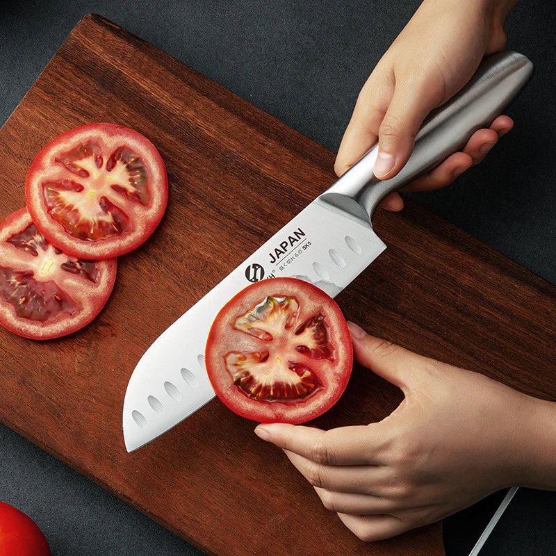 Japanisches Messer-Set KüchenPro – 6-teilig + Acrylständer GRATIS