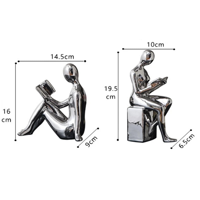 Reading sculptures for decoration