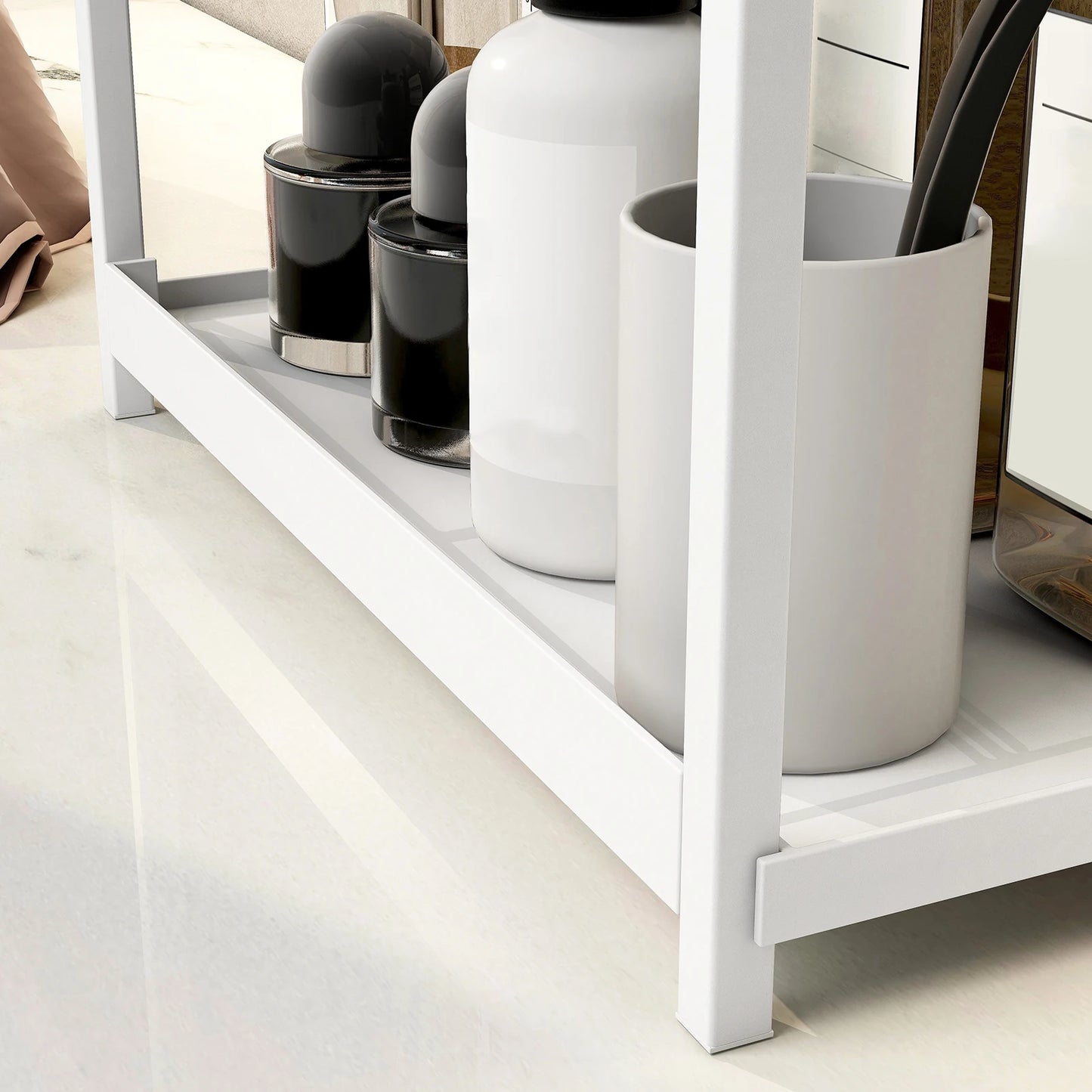 Multifunctional organizer with 2 tiers