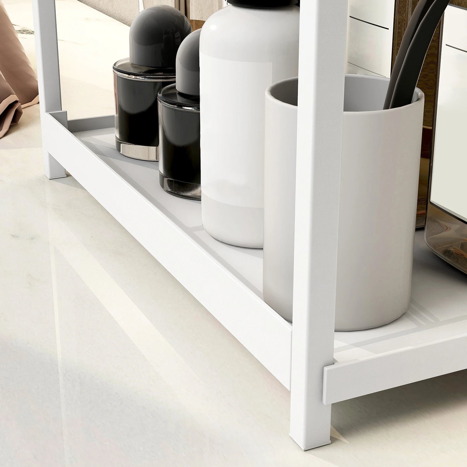 Multifunctional organizer with 2 tiers