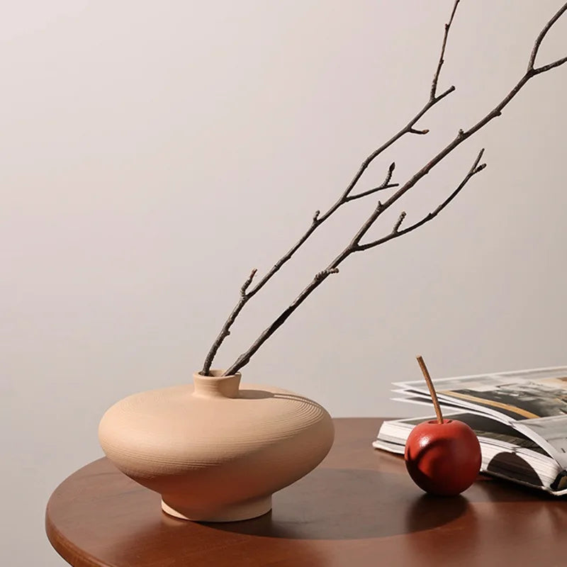 Minimalist Decorative Ceramic Vases Terra Set of 3