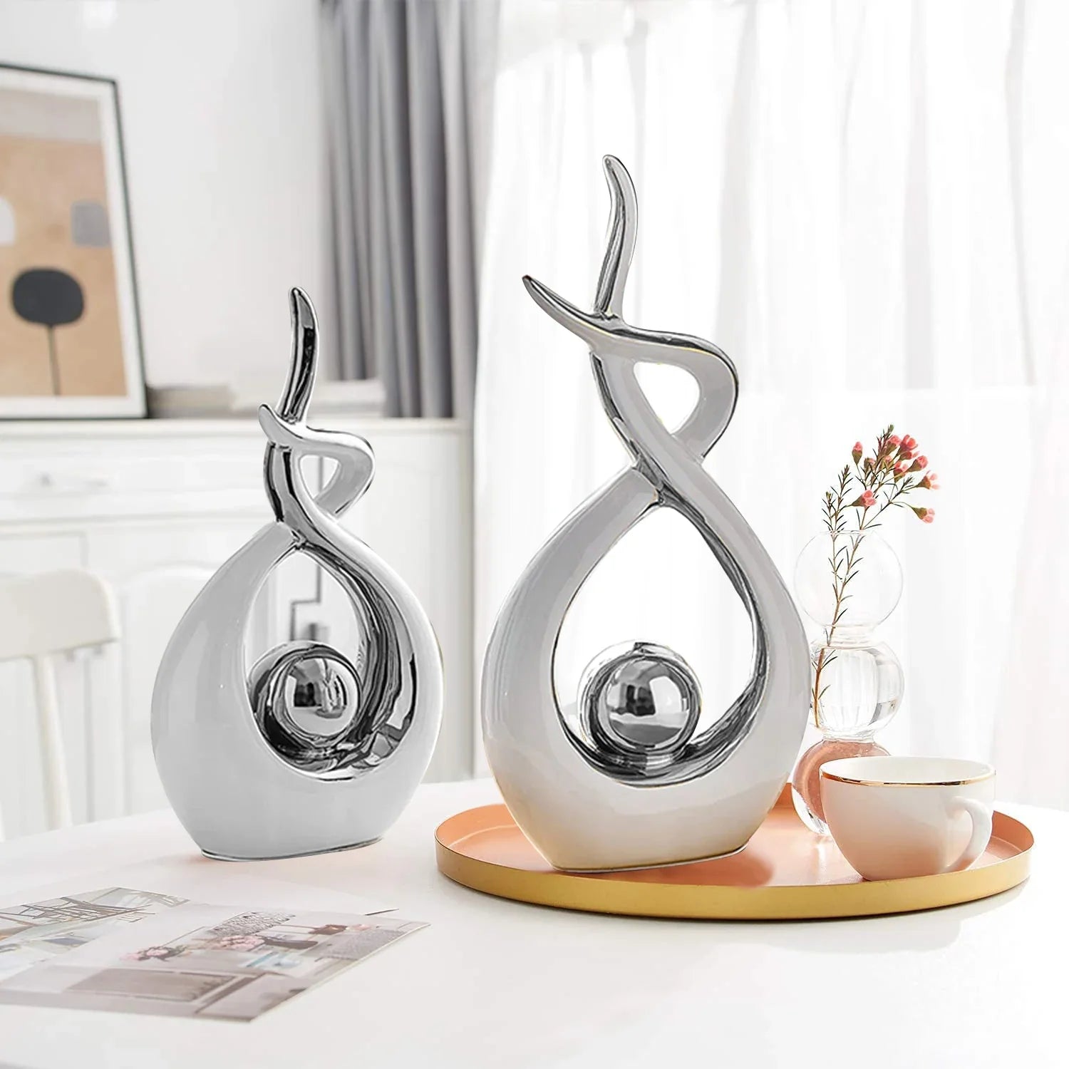 Scultura astratta moderna di lusso
