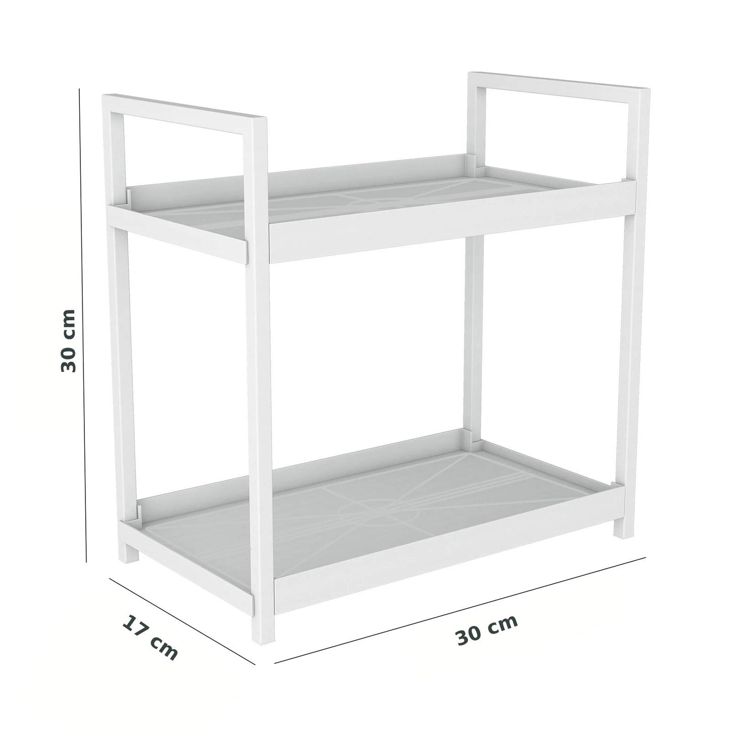 Multifunctional organizer with 2 tiers