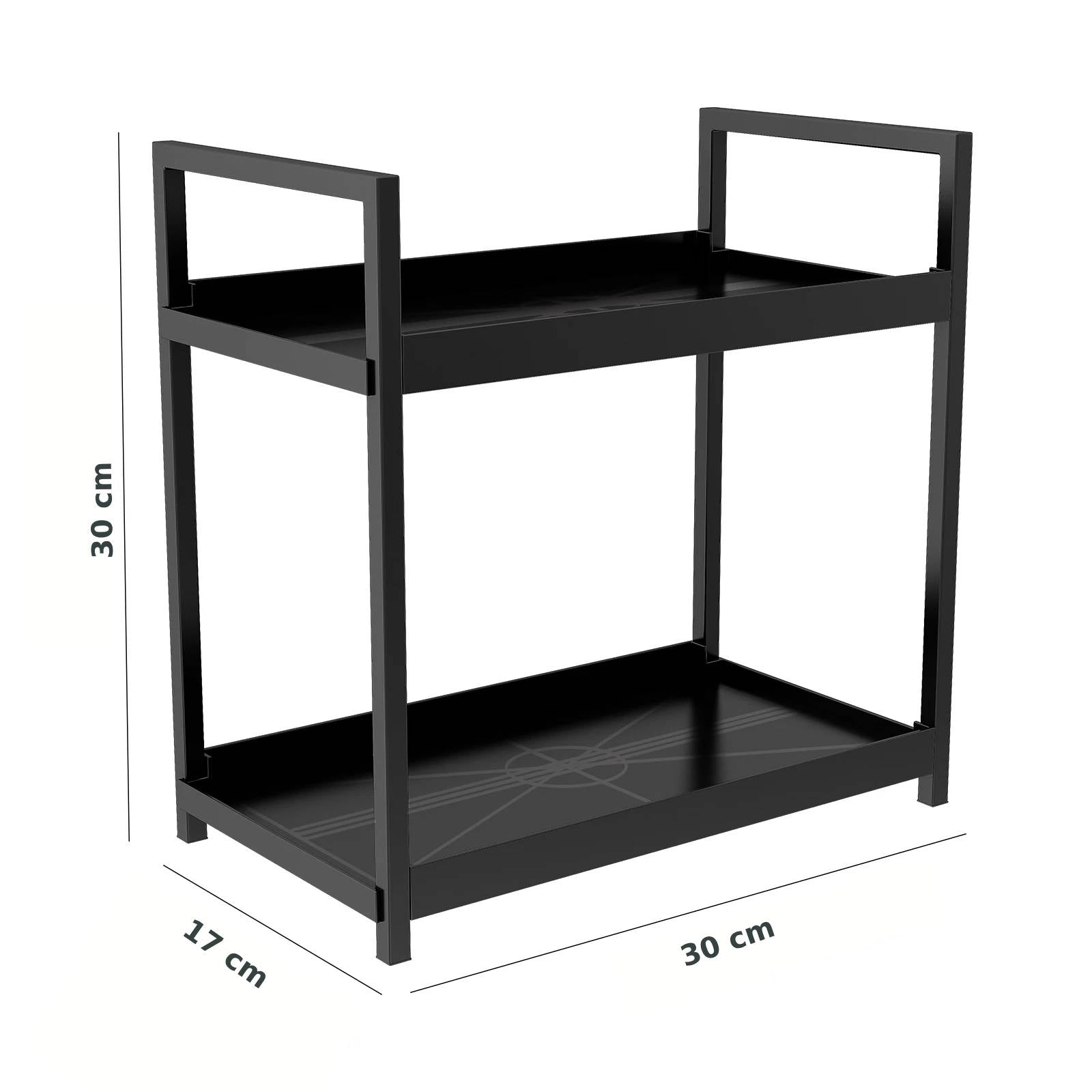 Multifunctional organizer with 2 tiers